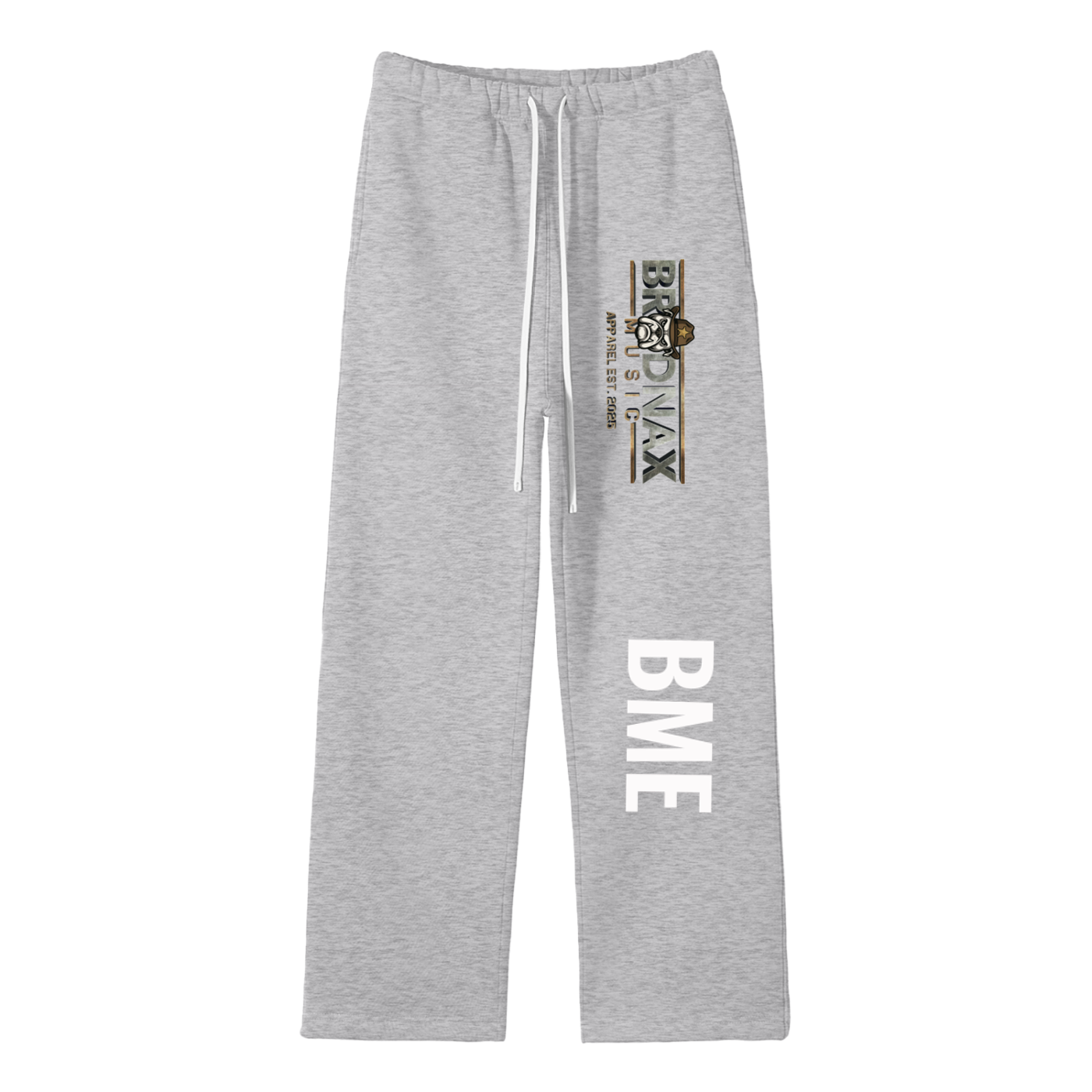 Unisex Solid Color Fleece Straight Leg Pants