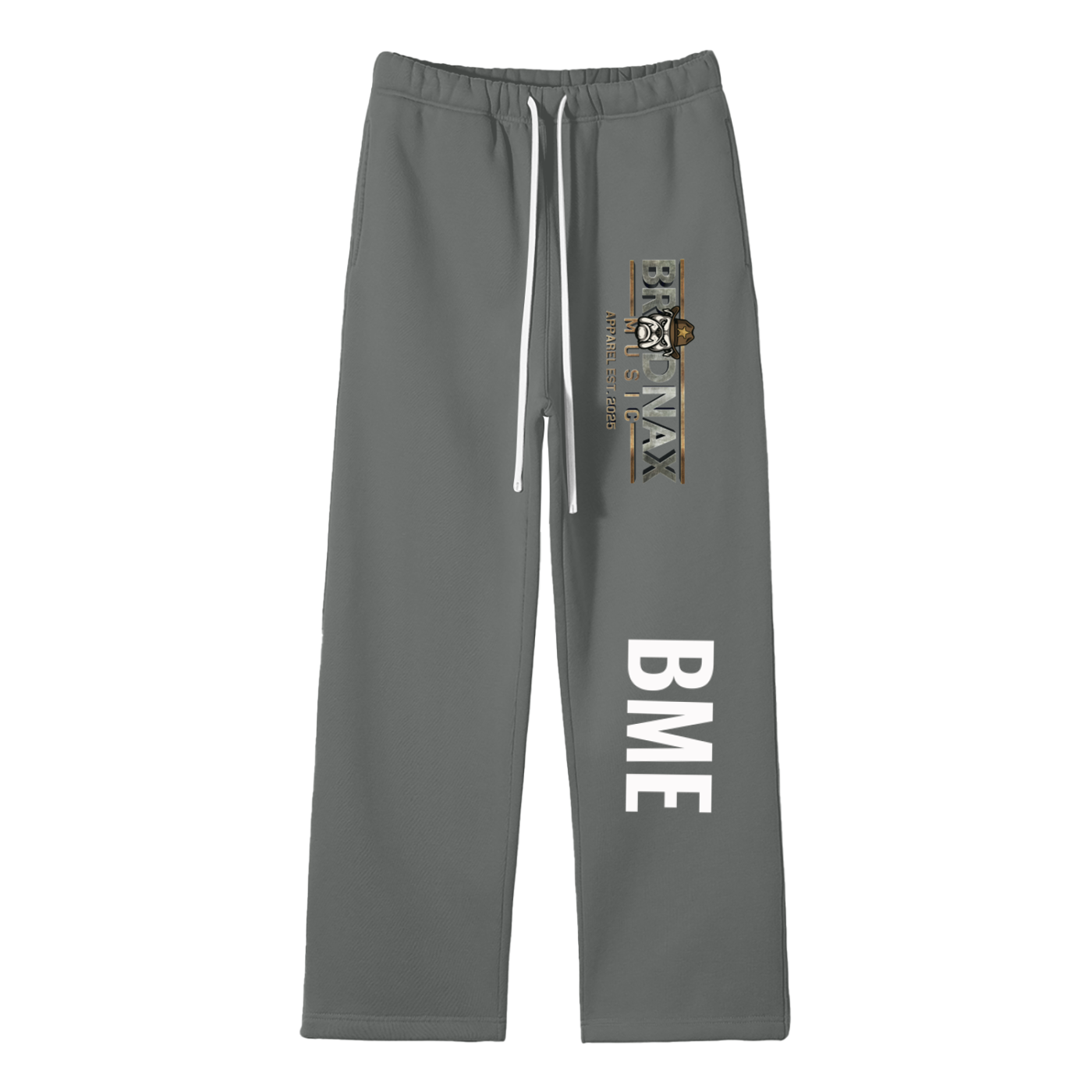 Unisex Solid Color Fleece Straight Leg Pants