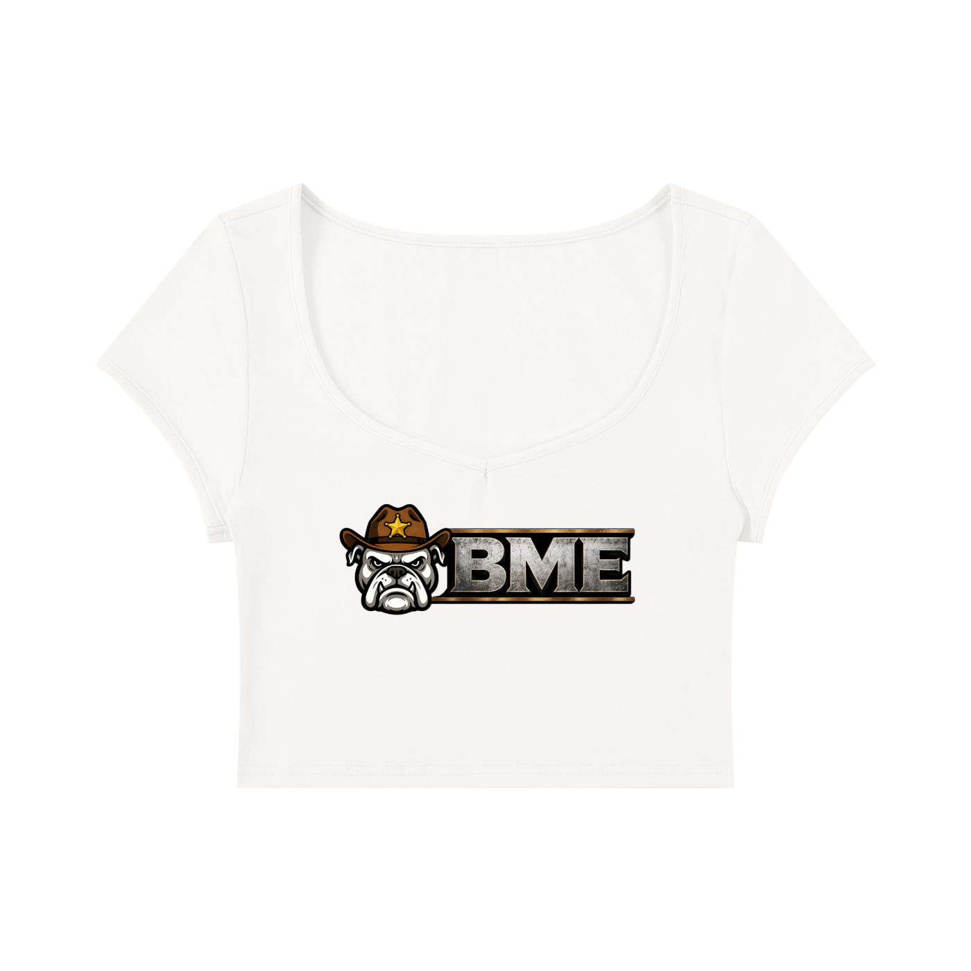 Women's Slim Cap Sleeve Crop T-Shirt