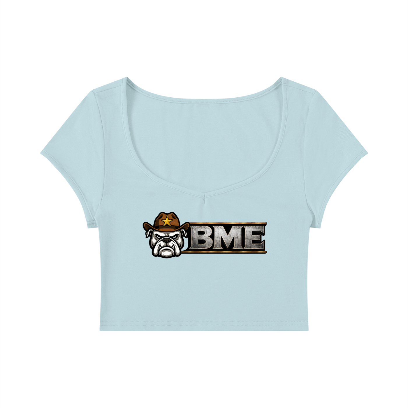 Women's Slim Cap Sleeve Crop T-Shirt