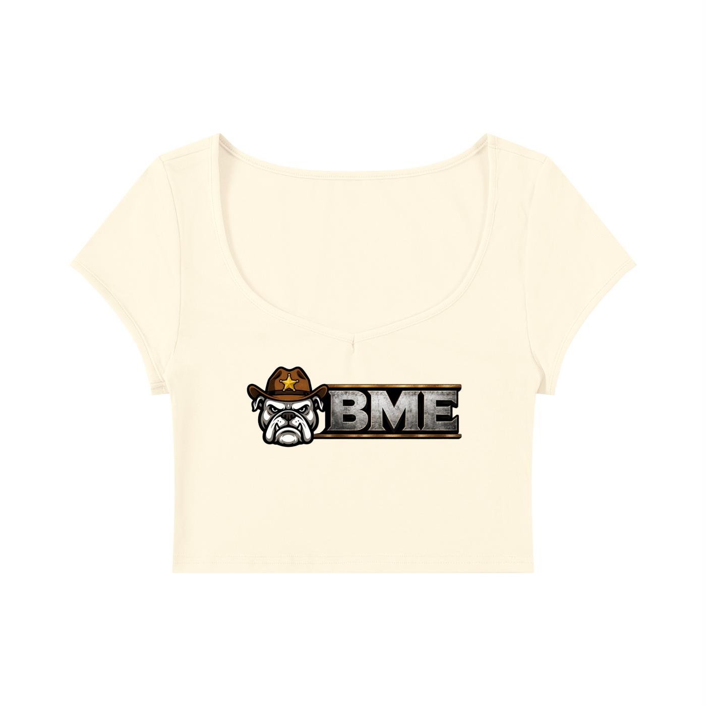 Women's Slim Cap Sleeve Crop T-Shirt