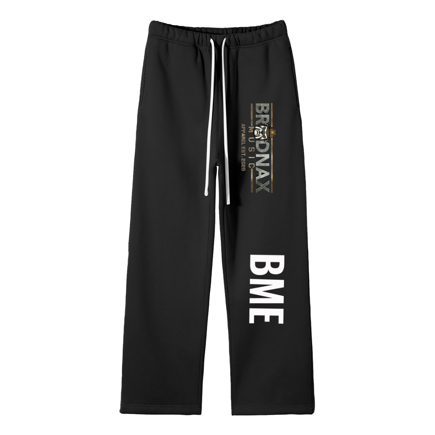 Unisex Solid Color Fleece Straight Leg Pants
