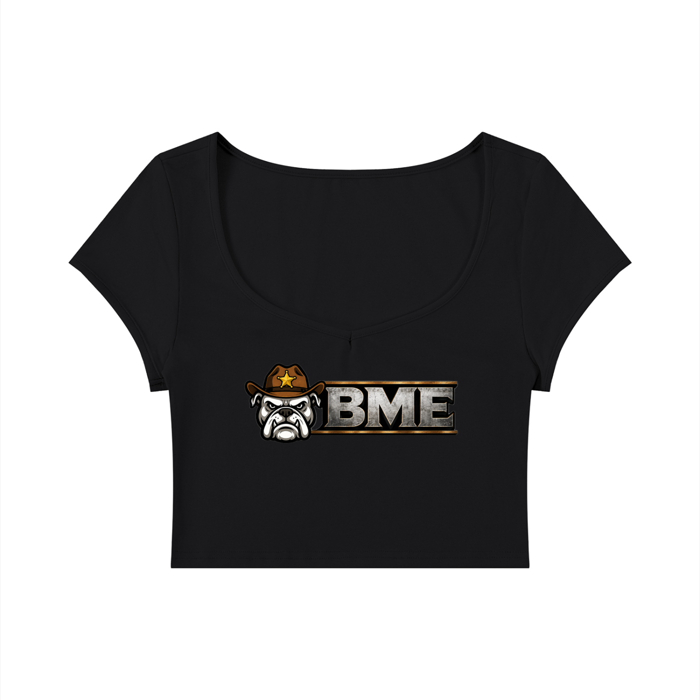 Women's Slim Cap Sleeve Crop T-Shirt