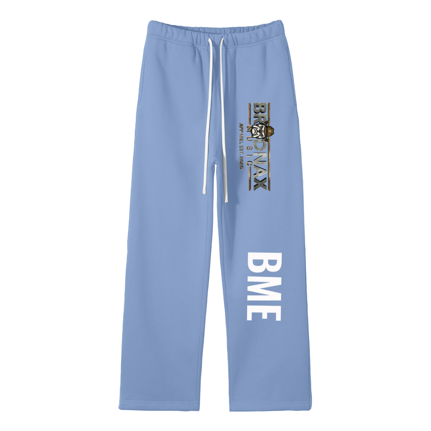 Unisex Solid Color Fleece Straight Leg Pants