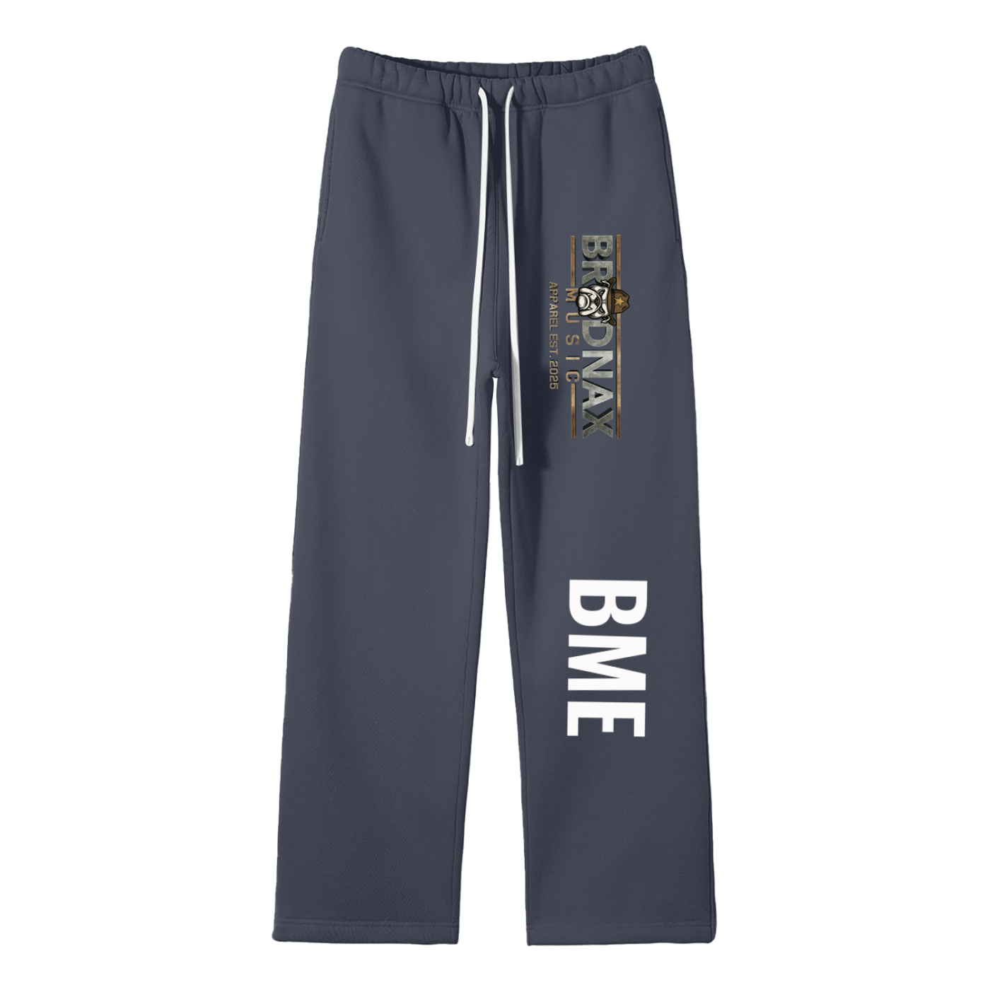 Unisex Solid Color Fleece Straight Leg Pants