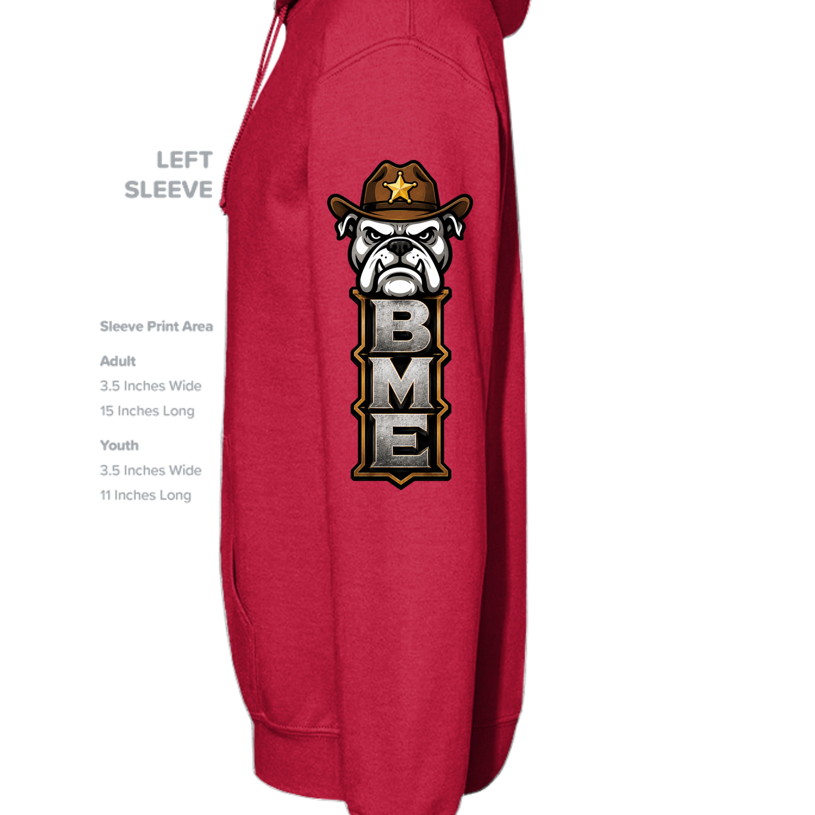 SPORT RED - TT41 - SLEEVE_LEFT